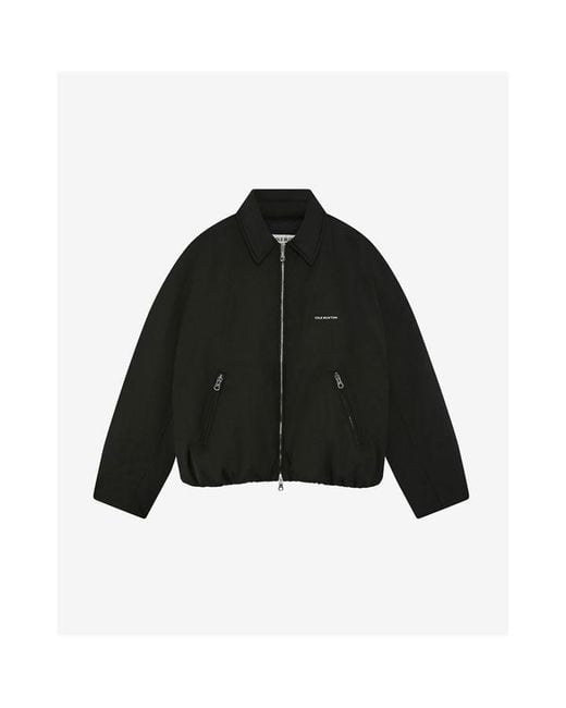 Cole Buxton Black Cole Rounded Collare for men