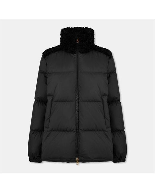 Moncler Black Esnaie Quilted Medium Puffer Jacket
