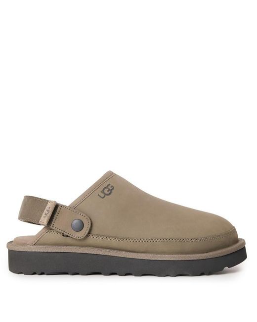 Ugg Brown Gldncoast Goldencoast Cotton Flat Mules for men