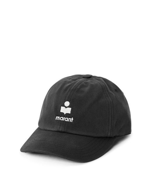 Isabel Marant Black Tomas Cp Baseball Cap