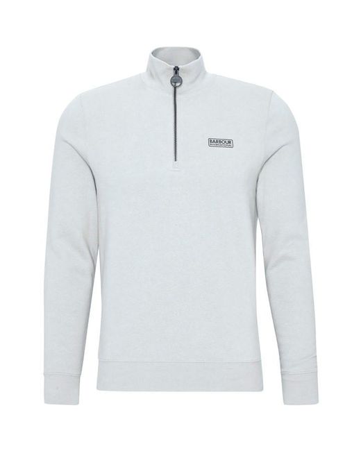 Barbour Natural Essential Half-zip Sweatshirt for men