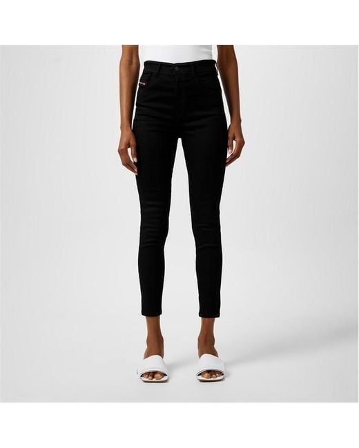 DIESEL Blue Super Skinny 1984 Slandy-high Jeans