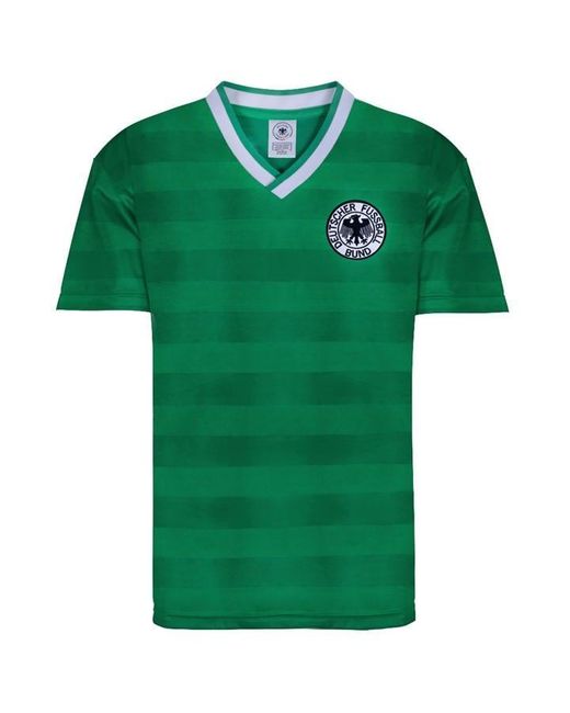 Score Draw Green West Germany 1984 Away Retro Shirt for men
