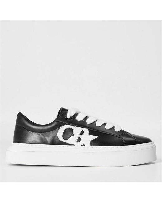 Cole Buxton Black Star Logo Low-Top Trainers for men