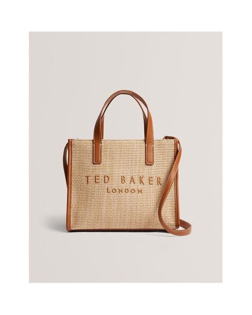 Ted Baker Natural Ted Raffia S Icon