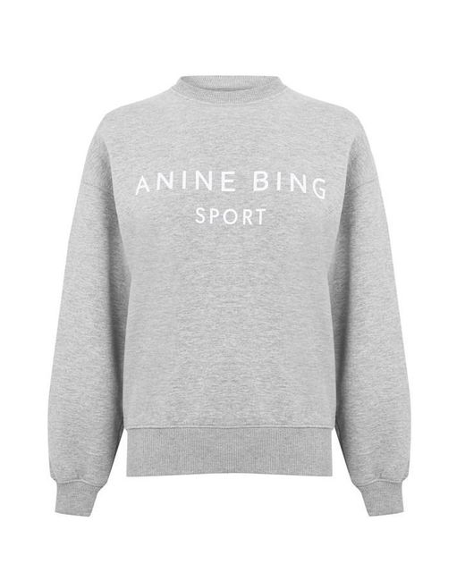 ANINE BING SPORT Evan Sweatshirt in Grey | Lyst UK
