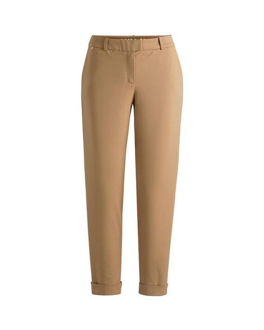 Boss Natural Tobaluka9 Straight Trousers