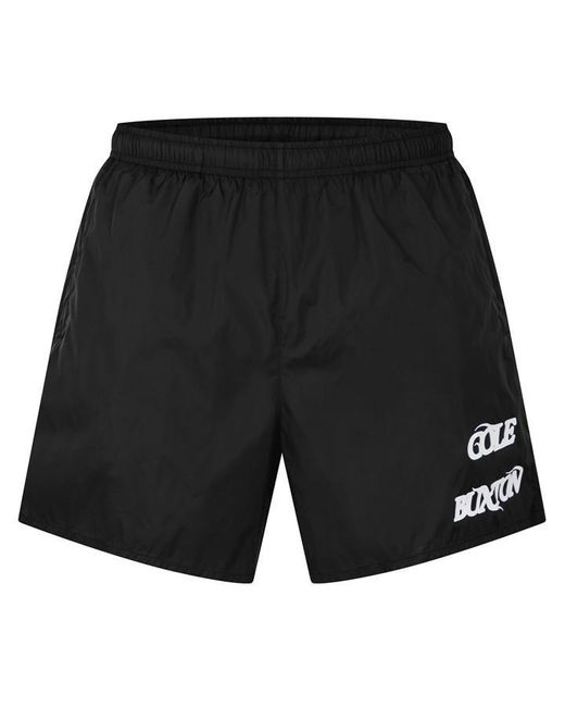 Cole Buxton Black Baleric Swim Shorts for men