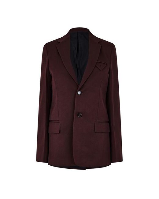 Bottega Veneta Purple Structured Tailored Blazer