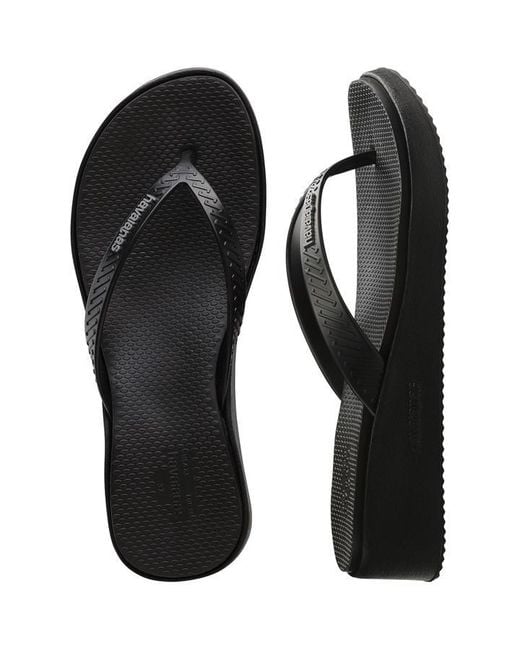 Havaianas Black High Platform Ii Flip Flops