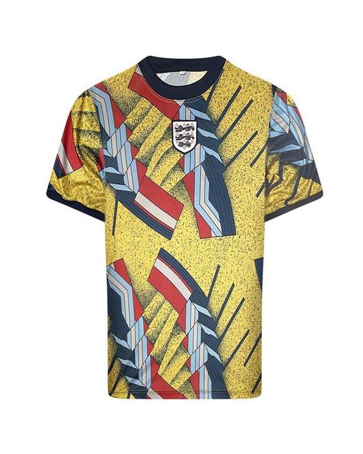 Score Draw Blue England Goalkeeper Shirt 1994 for men