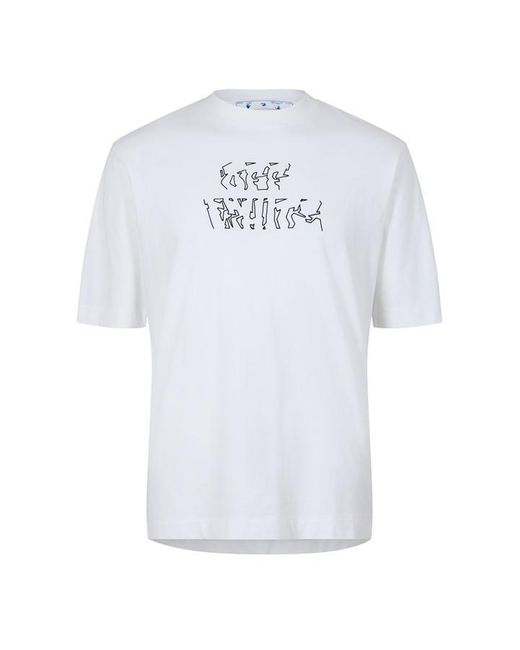 Off-White c/o Virgil Abloh White Off Off Skate S/s T Sn99 for men