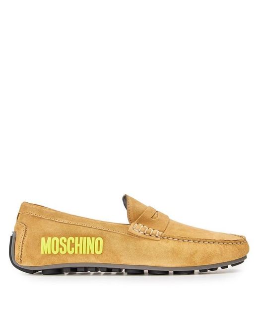 Moschino Yellow Loafers for men