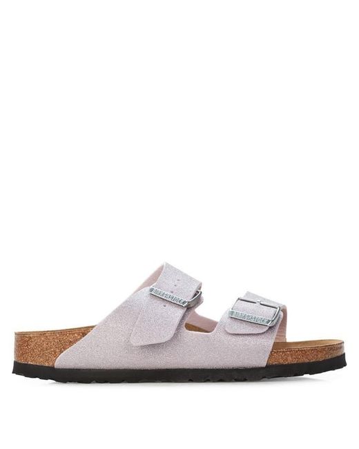 Birkenstock White Bstk Arizona Synthet Ld64