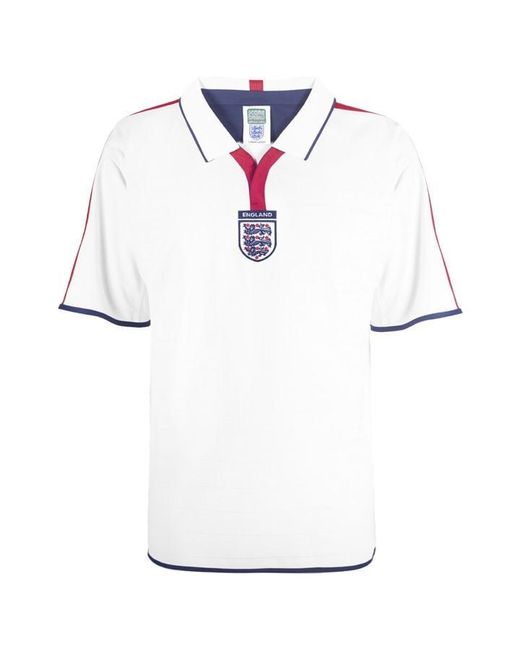 Score Draw White England Home Shirt 2004 for men