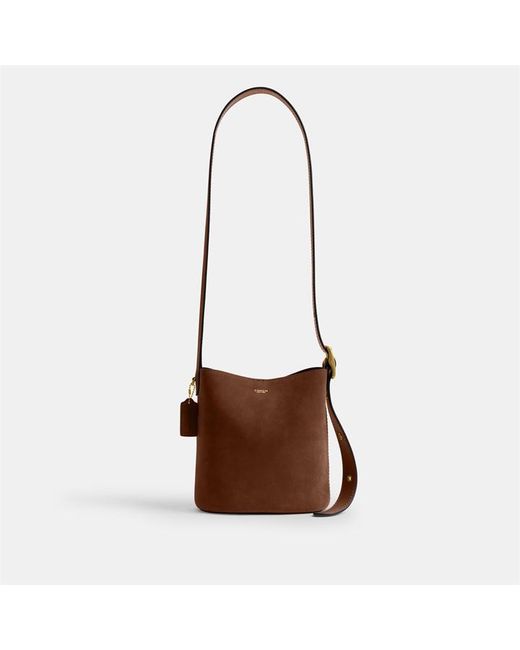 COACH Brown Bleecker Bucket Bag 21