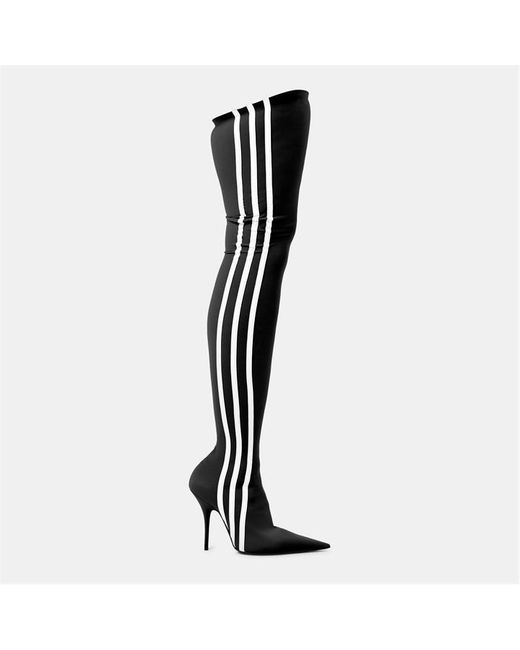 Balenciaga Black Over The Knee Boots, Style Boots