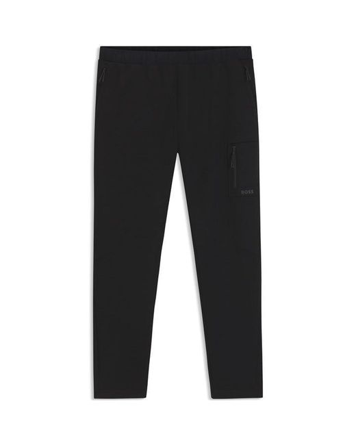 Boss Black Urban Tech Open Hem Fleece Joggers for men