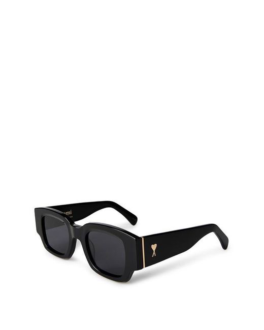 AMI Black Classical Sunglasses for men