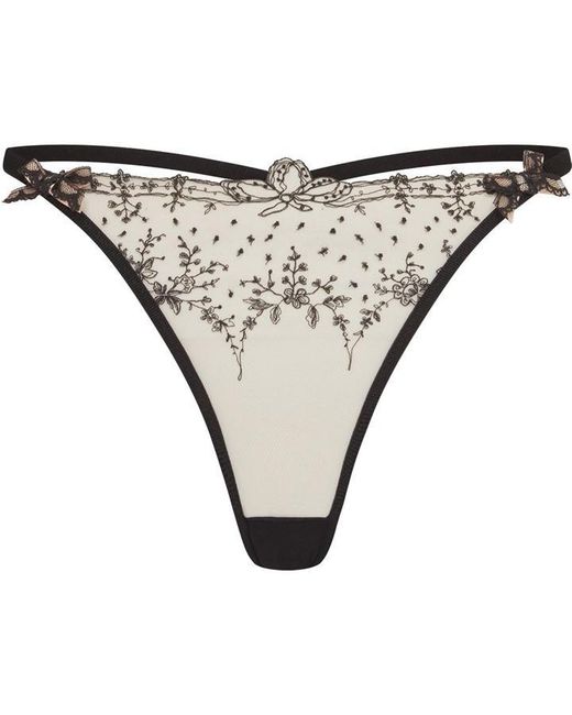 Agent Provocateur Black Graice Thong