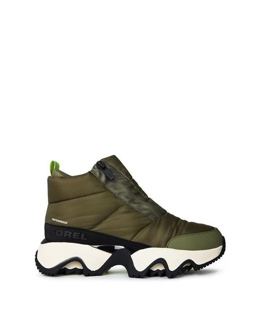 Sorel Green Kinetic Impact Caribou Weather Resistant Hiker Boots