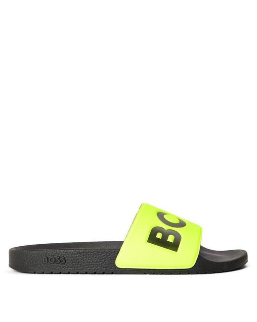 Boss Green Comfy Slider Sandals With Logo Detail (Aryeh) for men