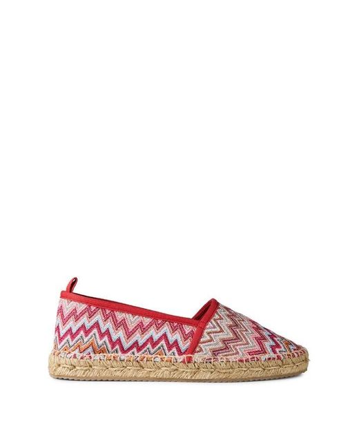 Missoni Pink Chevron Espadrilles