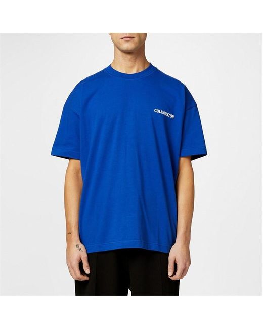 Cole Buxton Blue Cb Sportswear T-shirt for men