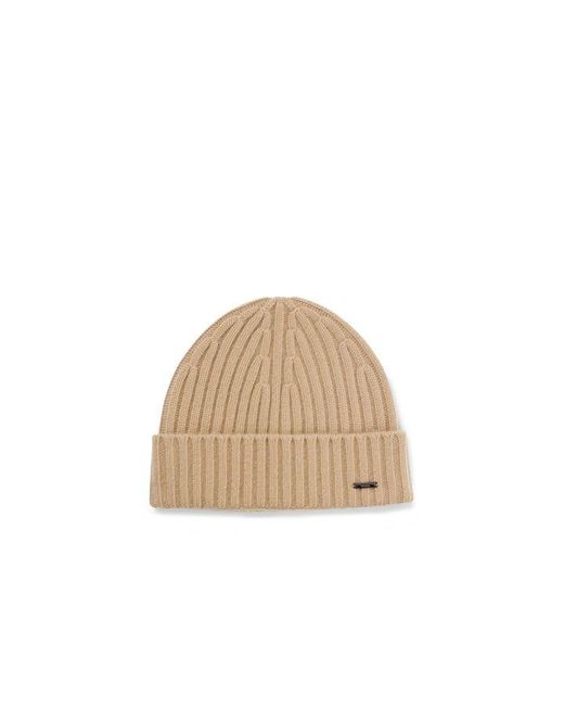 Boss Natural Lino Flat Cap for men