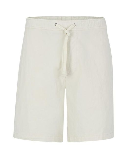 Boss White Karlos-Ds Jersey Fabric Shorts for men