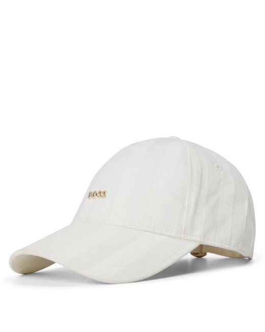 Boss White Baseball Cap