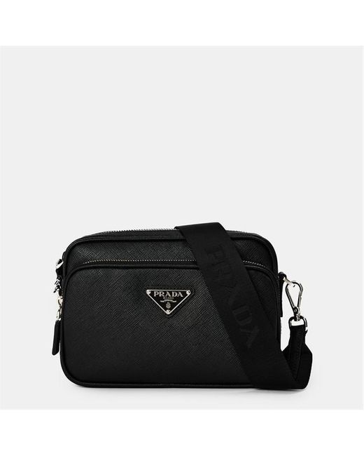 Prada Black Cross Body Bags for men