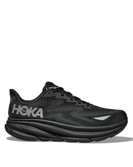 Hoka One One Black Clifton 9 Gore-Tex Running Shoes for men