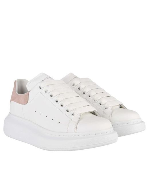 white oversized trainers