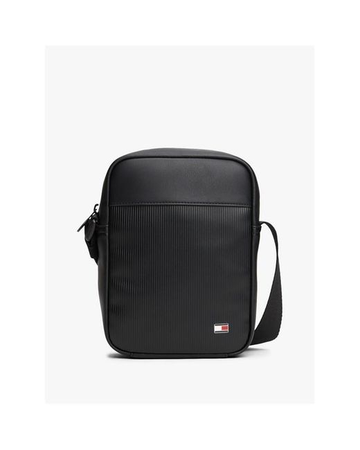 Tommy Hilfiger Black Flag Reporter Cross Body Bag for men