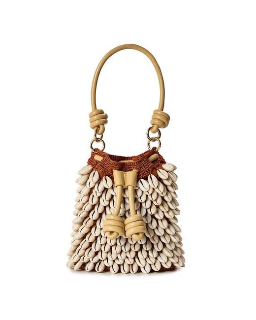 DESIERTO Metallic Caracola Dia Bucket Bag
