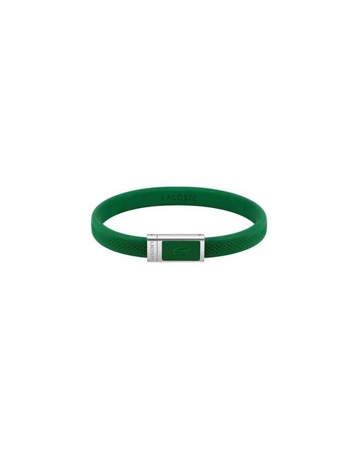 Lacoste Green 12.12 Gents Silicone Bracelet for men