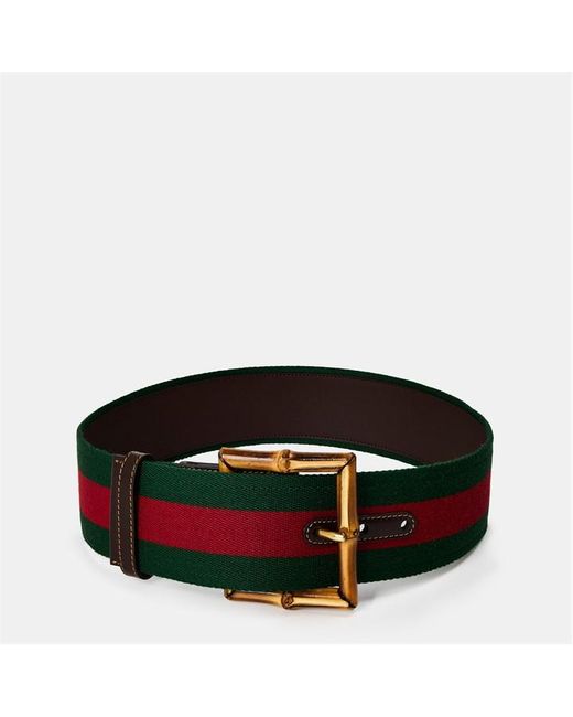 Gucci Black Adjustable Fabric Belt