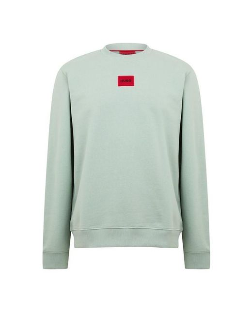 HUGO Brown Long Sleeve Contemporary Sweatshirt for men