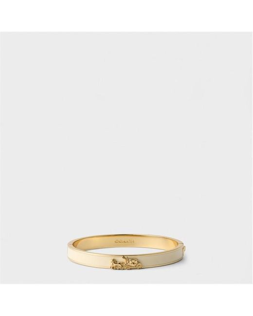 COACH Natural And Horses Enamel Bangle