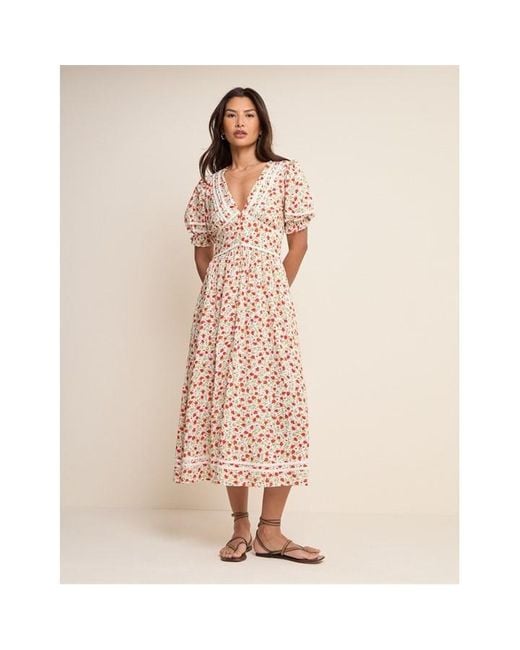 Nobody's Child Natural Long Maxi Dress
