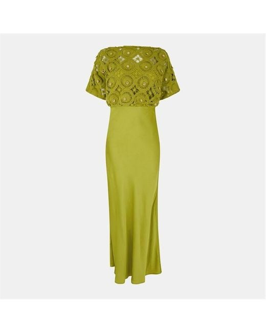 Never Fully Dressed Green Shell Tilly Maxi Dress