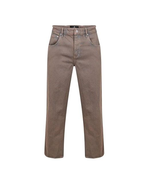 Represent Brown R3 baggy Denim Jeans for men