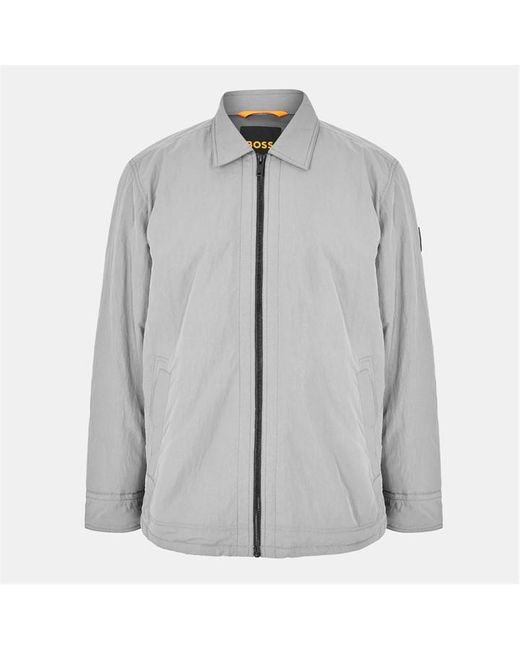 Boss Gray Leejay Overshirt for men
