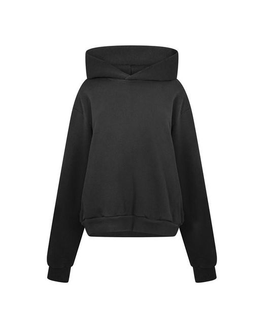 Acne Black Logo Hooded Sweater