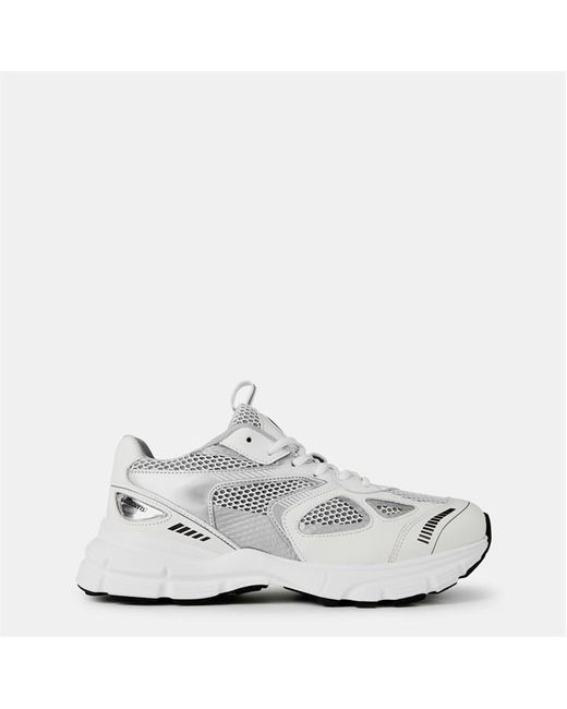 Axel Arigato White Marathon Leather And Mesh Trainers