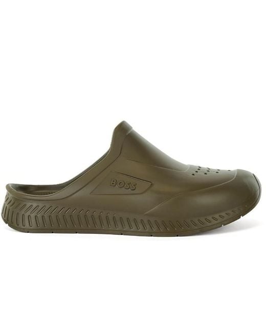 Boss Green Titanium-R Rubber Water-Friendly Pool Sliders for men