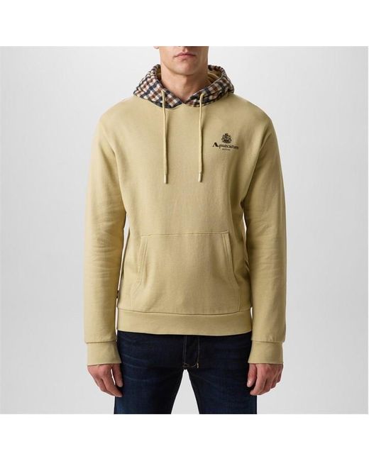 Aquascutum Natural Check Hoodie for men