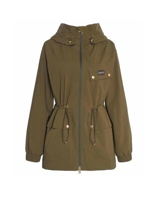 Barbour Green Alicia Waterproof Jacket
