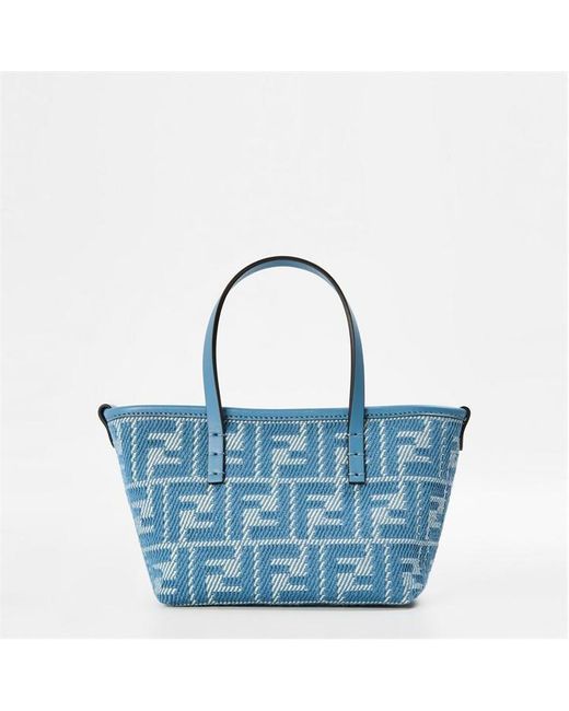 Fendi Blue Mini Tote Bag